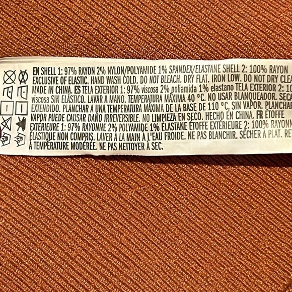 FOREVER 21 Orange Ruffle Crop Top Size Medium NWT - Picture 4 of 6